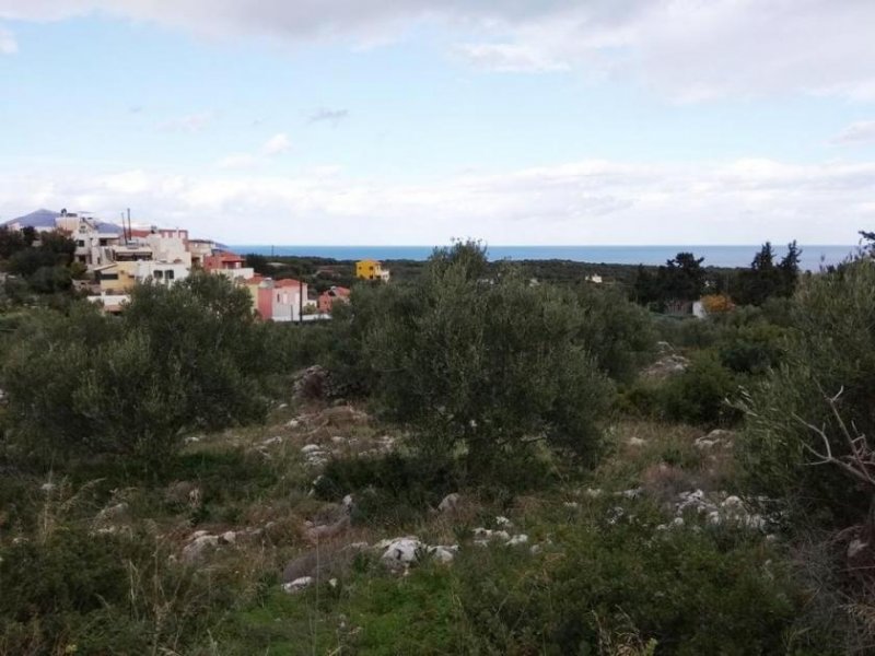 Plaka Chania Grundstück in Apokoronas Plaka mit Meerblick Grundstück kaufen